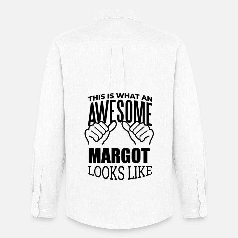 Margot - Männer Oxford Hemd von Stanley/Stella - Weiß
