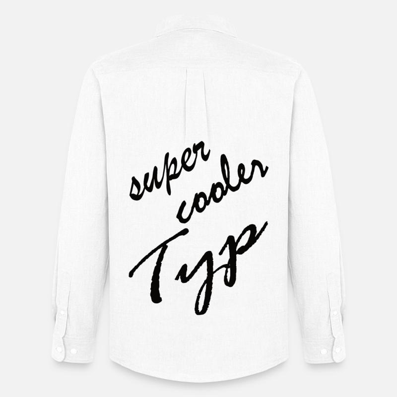 SUPER COOLER TYP - Männer Oxford Hemd von Stanley/Stella - Weiß