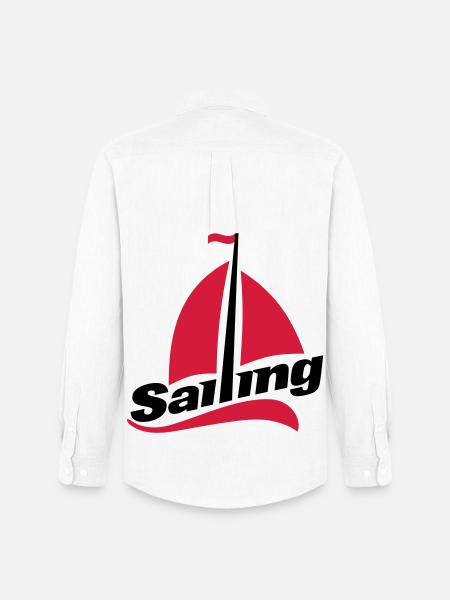 sail - Men's Oxford Shirt by Stanley/Stella - white