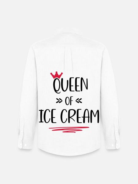 ice cream - Men's Oxford Shirt by Stanley/Stella - white