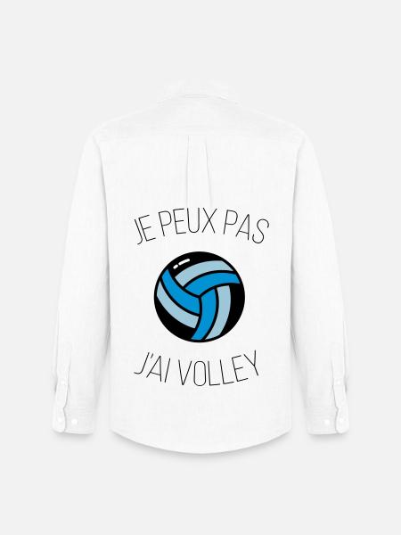 i can't volley - Men's Oxford Shirt by Stanley/Stella - white
