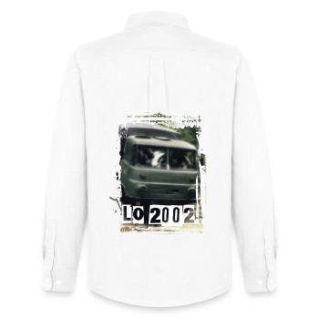 Robur LO 2002 GDR - Men's Oxford Shirt by Stanley/Stella - white - Back - AI Model Male 185 dark (185cm)