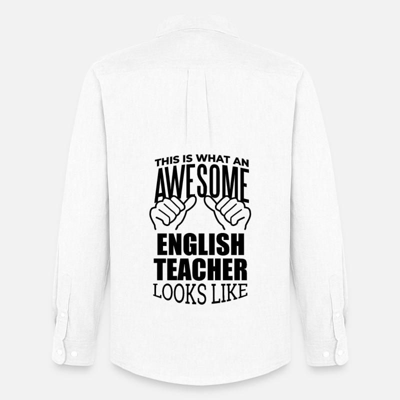 Inglese - Stanley/Stella Camicia Oxford uomo - bianco