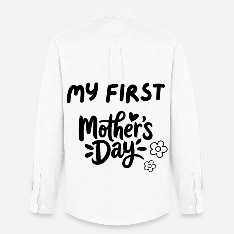 my first mothers day - Männer Oxford Hemd von Stanley/Stella - Weiß