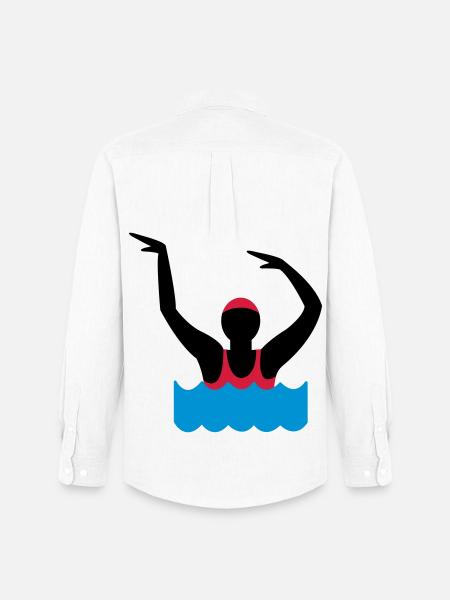aquagym - Chemise Oxford homme Stanley/Stella - blanc