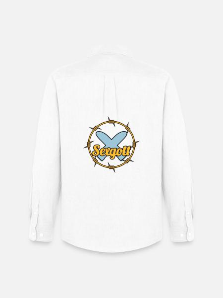 Sexgott | Dildo | Cock - Men's Oxford Shirt by Stanley/Stella - white