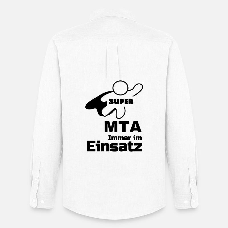 Super MTA Geschenk - Männer Oxford Hemd von Stanley/Stella - Weiß