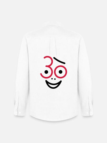 Juhu 30 years! - Men's Oxford Shirt by Stanley/Stella - white