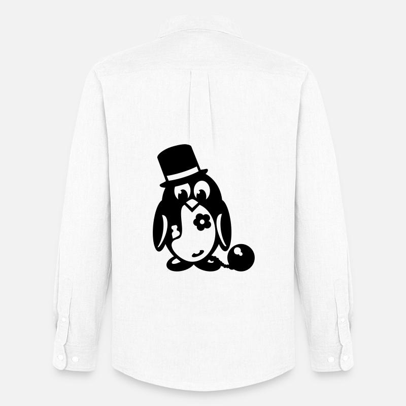 pinguin junggesellenabschied - Männer Oxford Hemd von Stanley/Stella - Weiß
