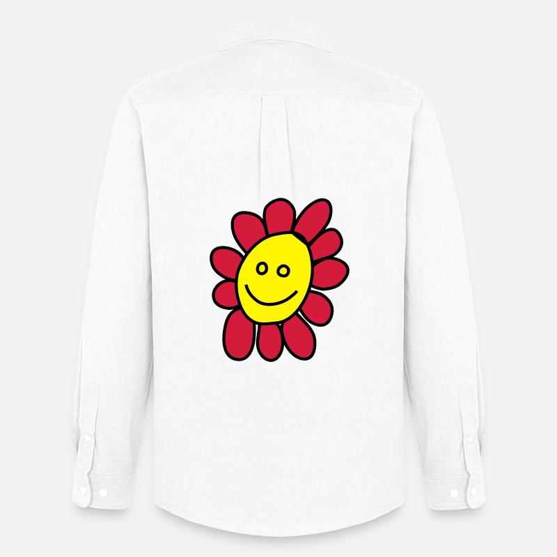 Ich bin eine Blume - Männer Oxford Hemd von Stanley/Stella - Weiß