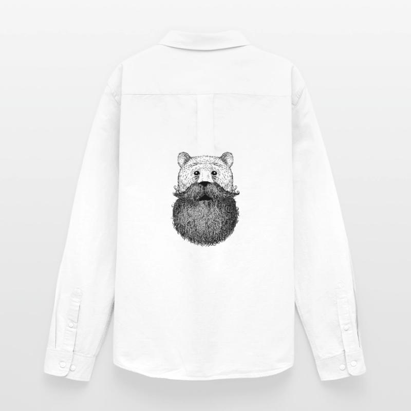 Bär oder Bart Männer Oxford Hemd von Stanley/Stella