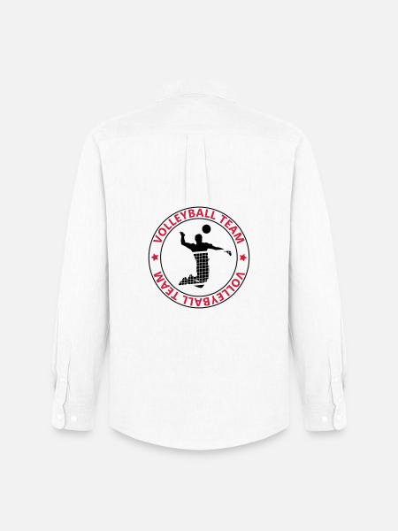 volleyball team - Men's Oxford Shirt by Stanley/Stella - white
