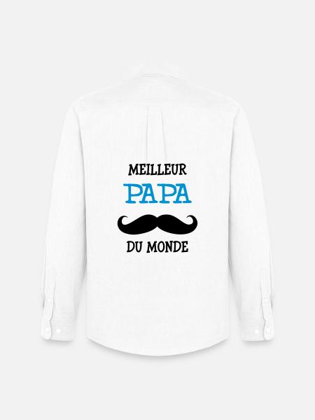 Best Dad World - Men's Oxford Shirt by Stanley/Stella - white