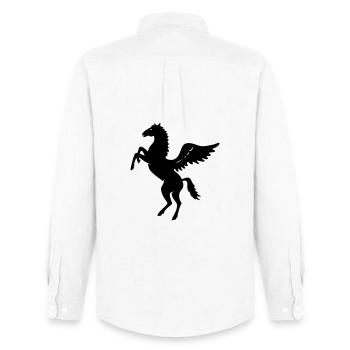 pegassus - Men's Oxford Shirt by Stanley/Stella - white - Back - AI Model Male 185 dark (185cm)