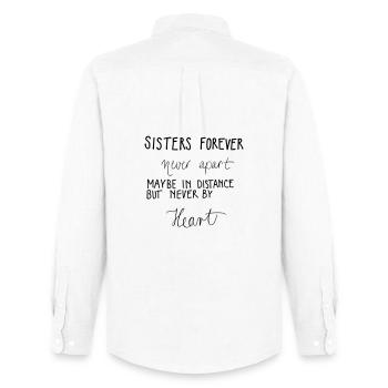 SISTERS FOREVER - Men's Oxford Shirt by Stanley/Stella - white - Back - AI Model Male 185 dark (185cm)
