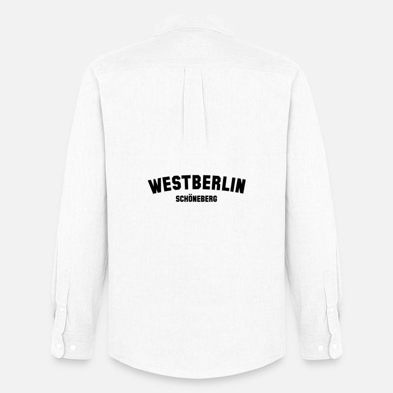 SCHÖNEBERG - Männer Oxford Hemd von Stanley/Stella - Weiß