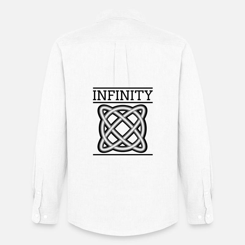 Infinity - Männer Oxford Hemd von Stanley/Stella - Weiß