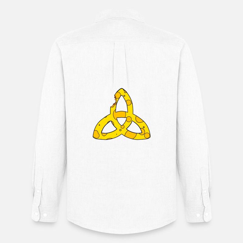 Keltisches Symbol Triqueta Endlos Geschenk - Männer Oxford Hemd von Stanley/Stella - Weiß