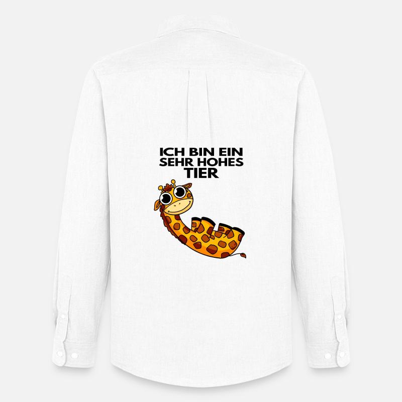 Teamleiter Giraffe Trainer Leitung Chef - Männer Oxford Hemd von Stanley/Stella - Weiß