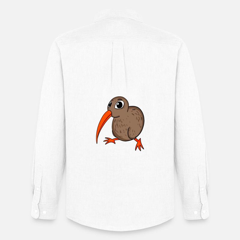 Kiwi Kiwis Vogel Geschenk - Männer Oxford Hemd von Stanley/Stella - Weiß