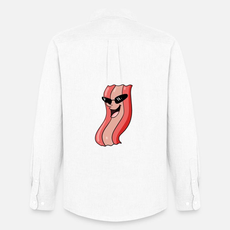Speck cool - Männer Oxford Hemd von Stanley/Stella - Weiß