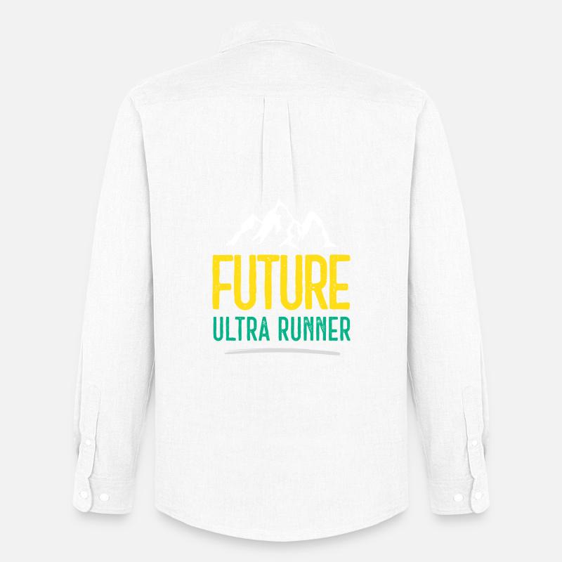 Future Ultra Runner - Männer Oxford Hemd von Stanley/Stella - Weiß