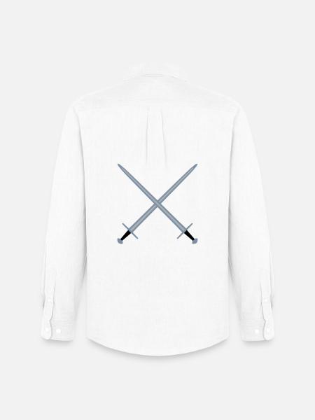 Crossed swords. - Men's Oxford Shirt by Stanley/Stella - white
