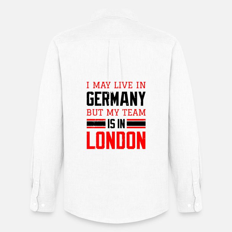 London - Männer Oxford Hemd von Stanley/Stella - Weiß
