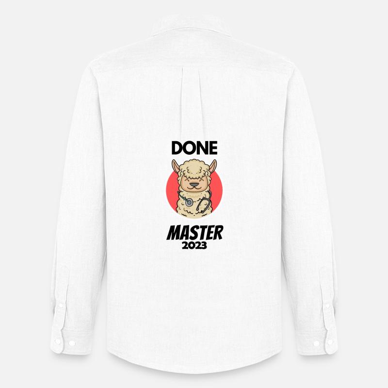Master 2023 - Männer Oxford Hemd von Stanley/Stella - Weiß