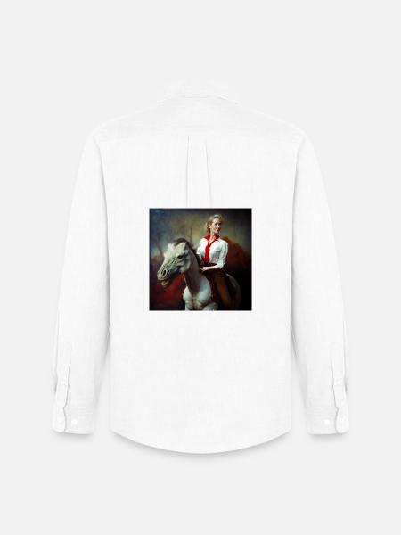 Dyno rider 01 - Men's Oxford Shirt by Stanley/Stella - white