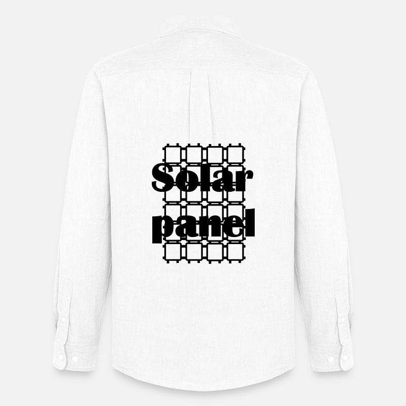 solar panel SOLAR PANEL - Men's Oxford Shirt by Stanley/Stella - white