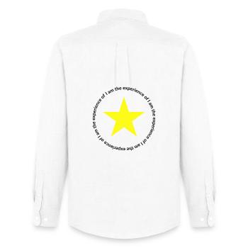 Mantric 2 - I am - Men's Oxford Shirt by Stanley/Stella - white - Back - AI Model Male 185 dark (185cm)
