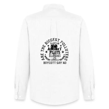 Bold and Unique, Black - Men's Oxford Shirt by Stanley/Stella - white - Back - AI Model Male 185 dark (185cm)