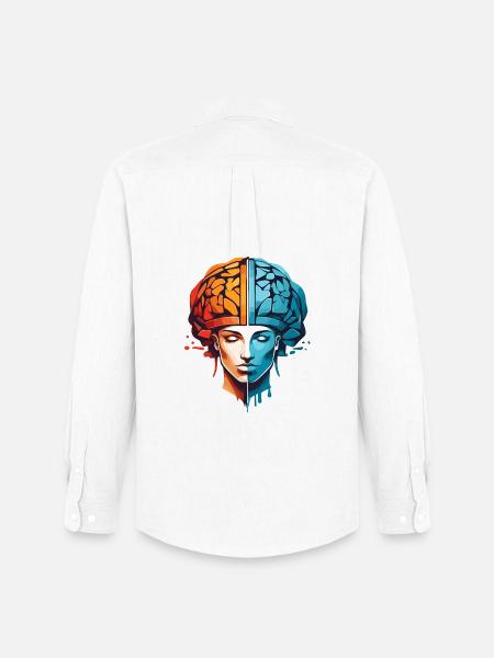 Women Thinking - Men's Oxford Shirt by Stanley/Stella - white