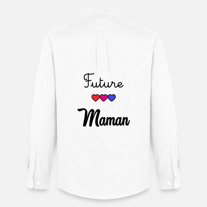 FUTURA MAMMA - Stanley/Stella Camicia Oxford uomo - bianco