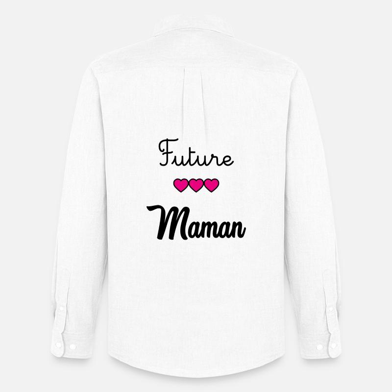FUTURA MAMMA - Stanley/Stella Camicia Oxford uomo - bianco