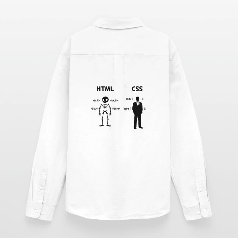 Developer Programmierer Coden Css Skripting Code Männer Oxford Hemd von Stanley/Stella