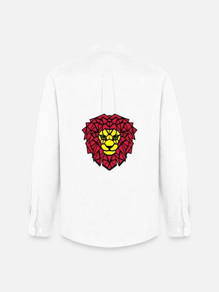 Loewe big cat - Men's Oxford Shirt by Stanley/Stella - white