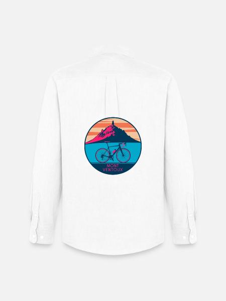Design de T-shirt Mont Ventoux - Men's Oxford Shirt by Stanley/Stella - white