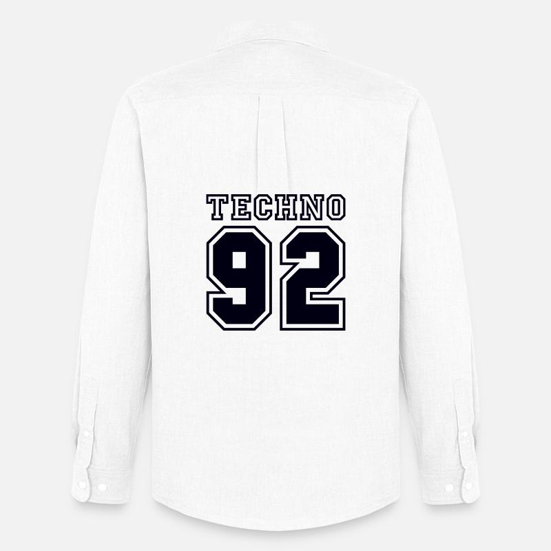 TECHNO 92 - Männer Oxford Hemd von Stanley/Stella - Weiß