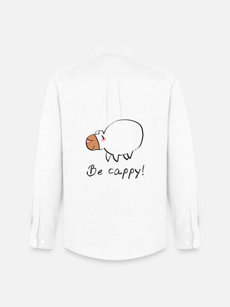 Don't worry - be cappy - Men's Oxford Shirt by Stanley/Stella - white