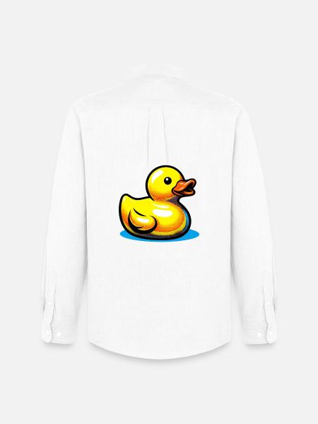 Duckling Duck Duck Duck - Men's Oxford Shirt by Stanley/Stella - white