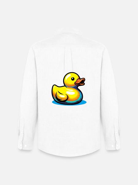Duckling Duck Duck Duck - Men's Oxford Shirt by Stanley/Stella - white