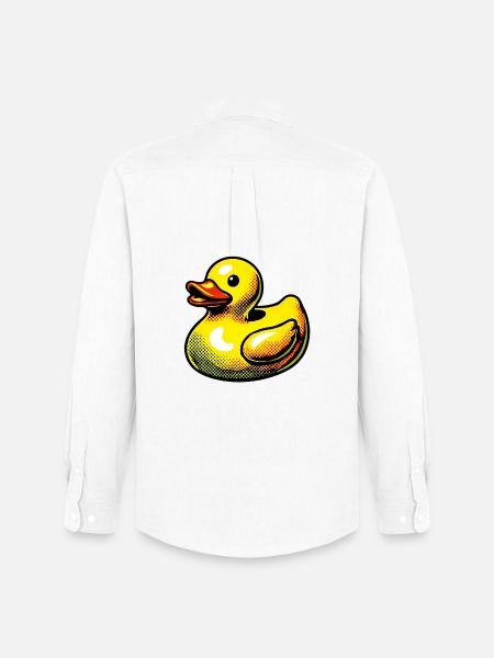 Duckling Duck Duck Duck - Men's Oxford Shirt by Stanley/Stella - white