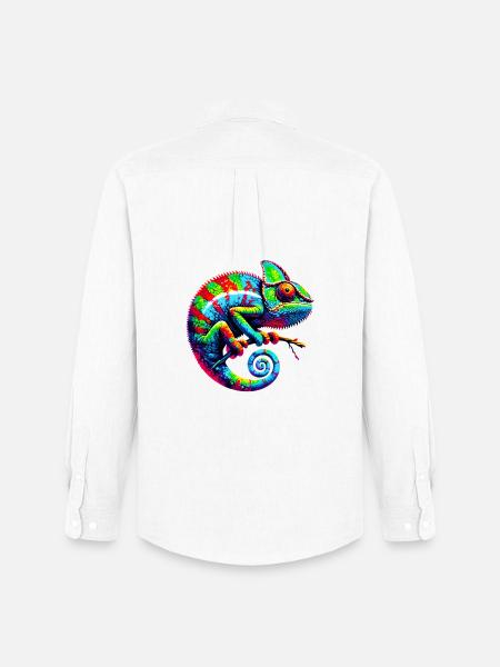 Chameleon - Men's Oxford Shirt by Stanley/Stella - white