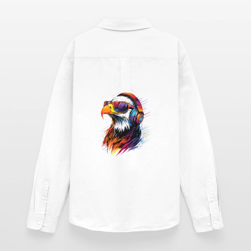 Eagle Bald Eagle Golden Eagle White-tailed Eagle Men's Oxford Shirt by Stanley/Stella
