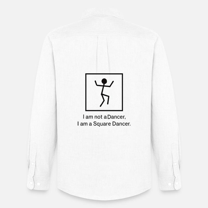 Ich bin ein Square Dancer - Männer Oxford Hemd von Stanley/Stella - Weiß