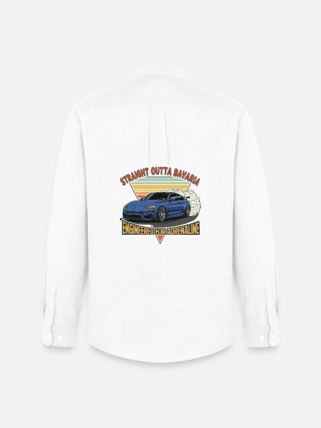 Straight Outta Bavaria - Men's Oxford Shirt by Stanley/Stella - white