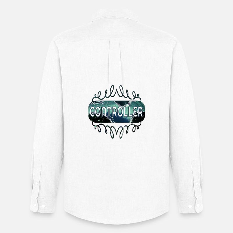 BERUF CONTROLLER - Männer Oxford Hemd von Stanley/Stella - Weiß