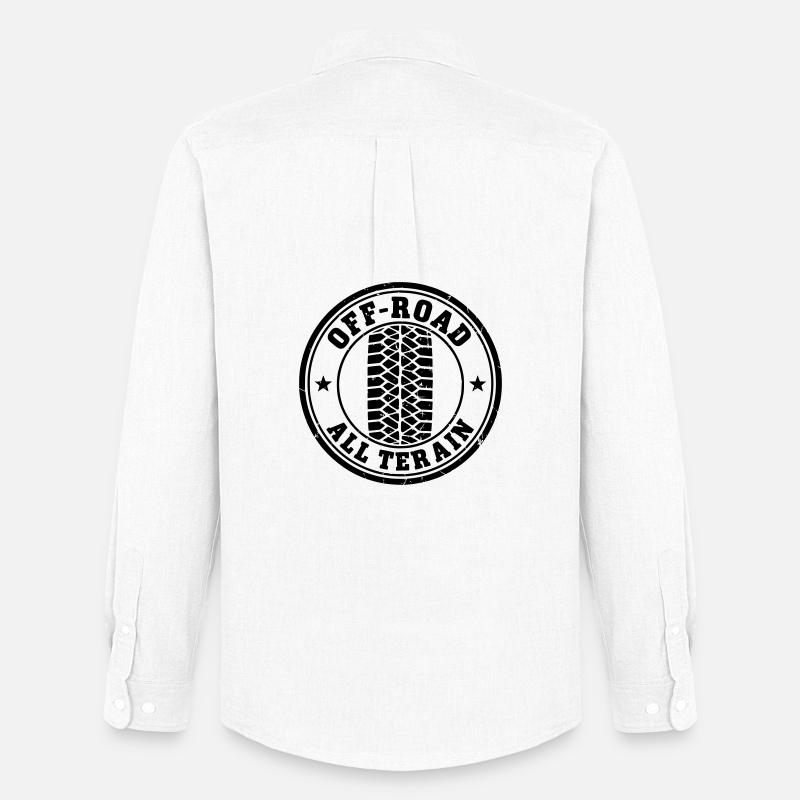 Offroad - Männer Oxford Hemd von Stanley/Stella - Weiß